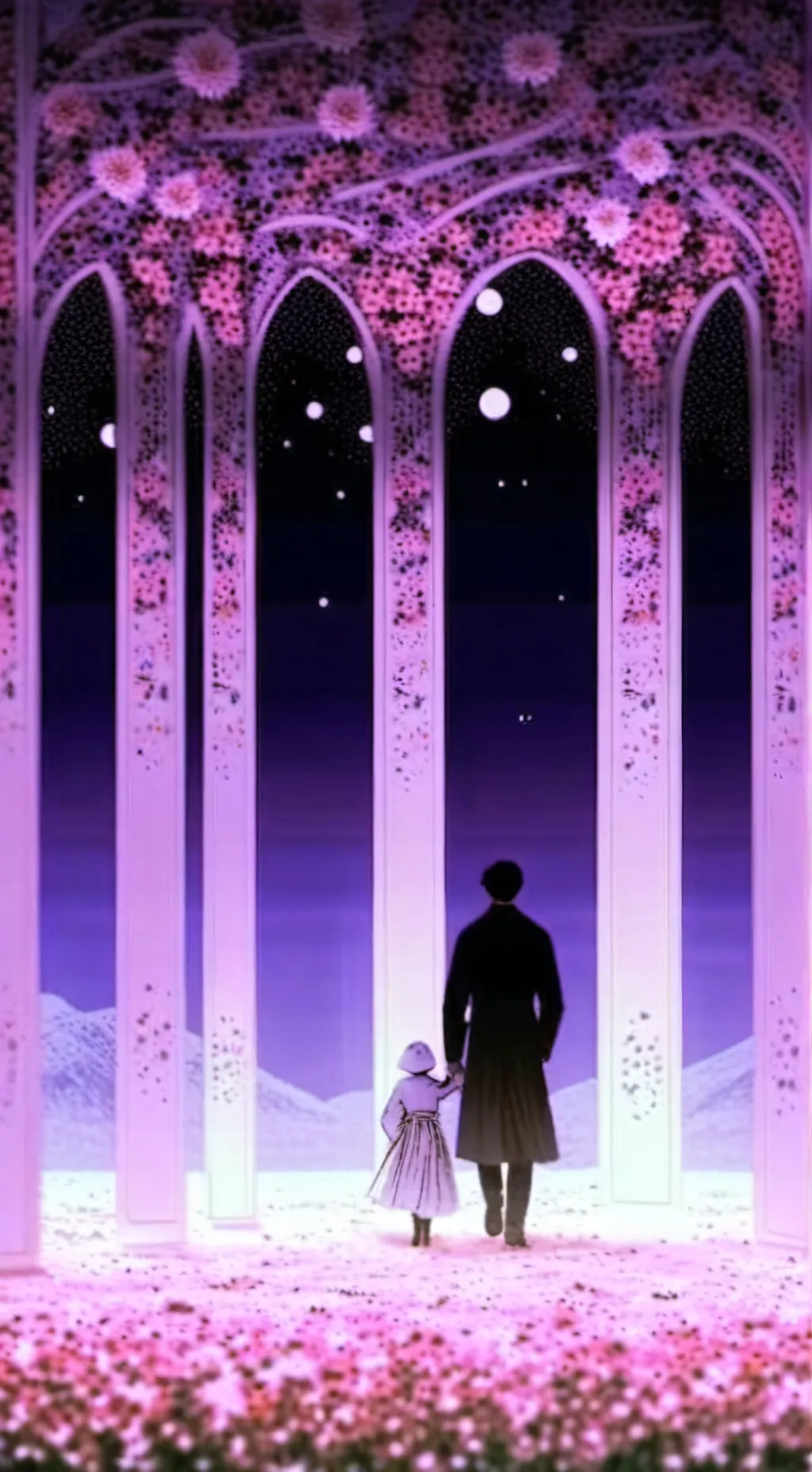 ai character: murder drone fem background