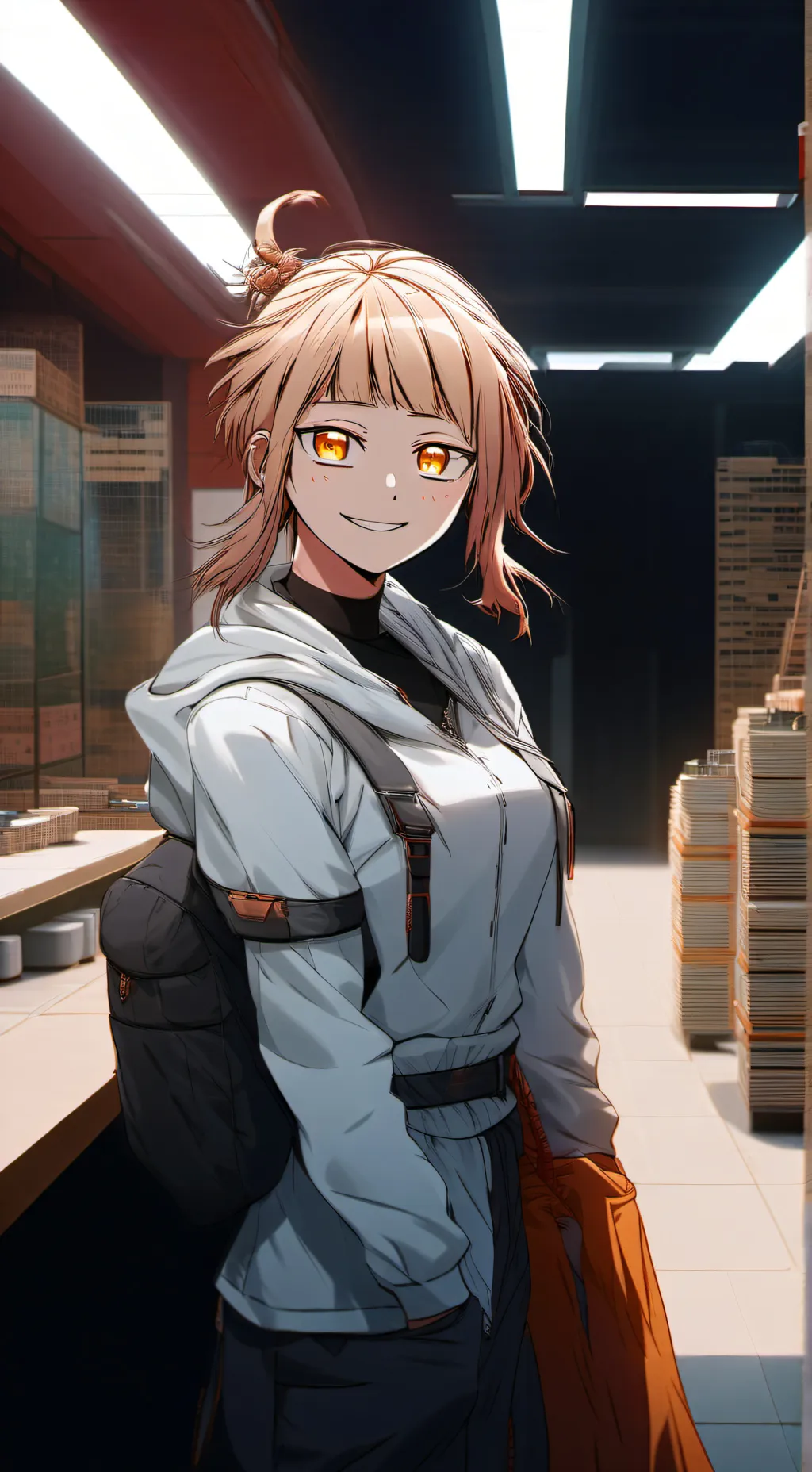 ai character: Toga background