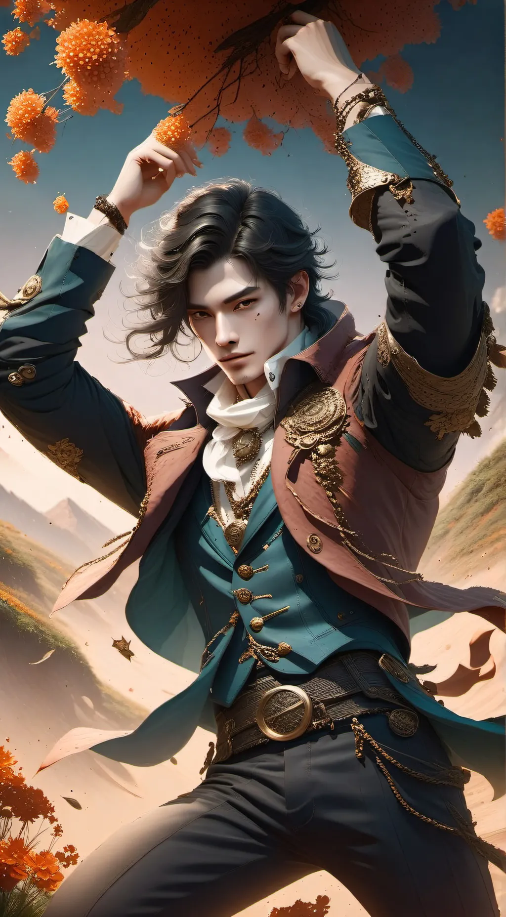 ai character: luck background