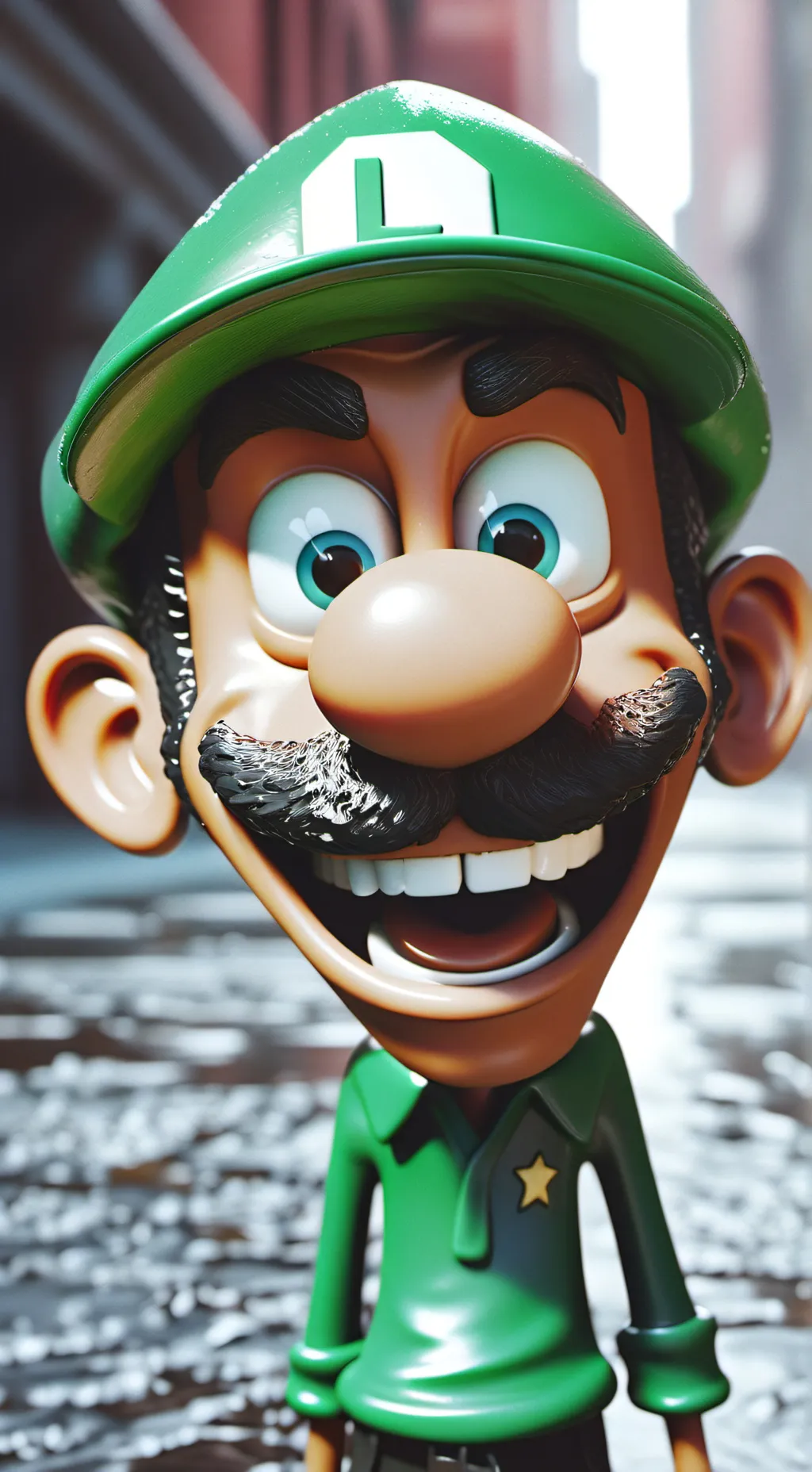 ai character: luigi abandone background