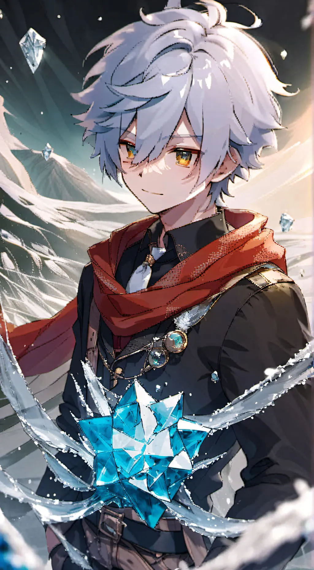 ai character: 🧊ice🧊 background