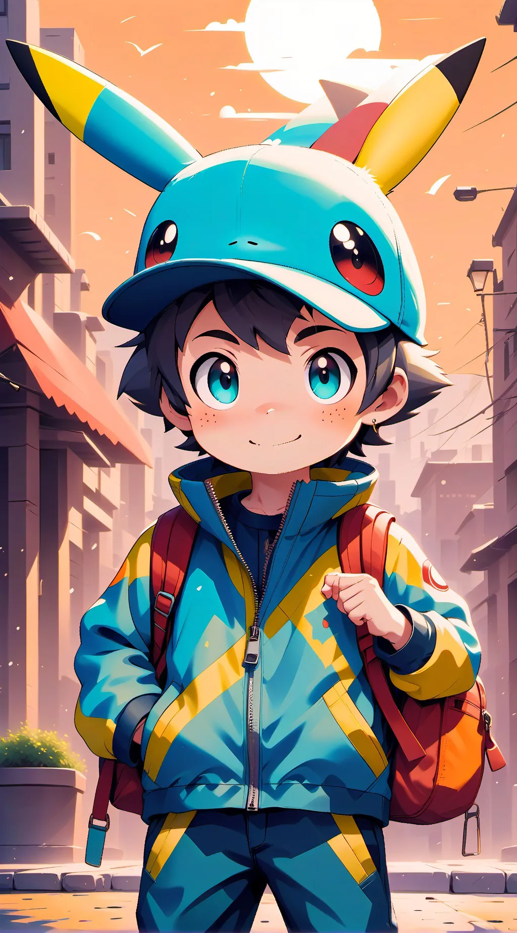 ai character: Friday  background