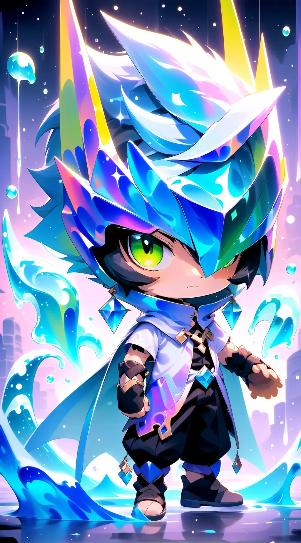 ai character: laboratorio🛢️🕋 background