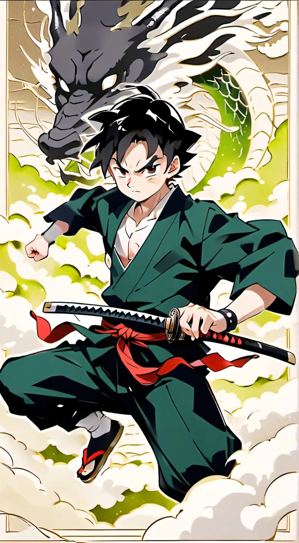 ai character: Demon slayer background