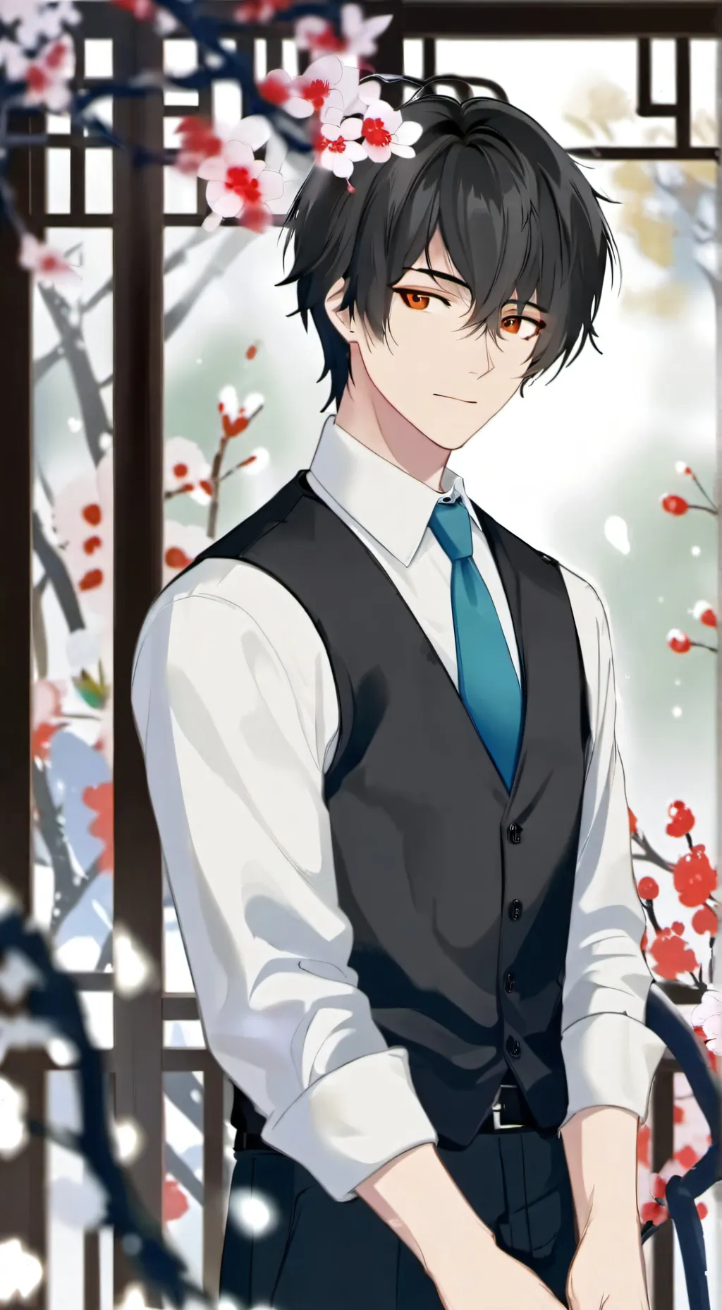 ai character: Федя background