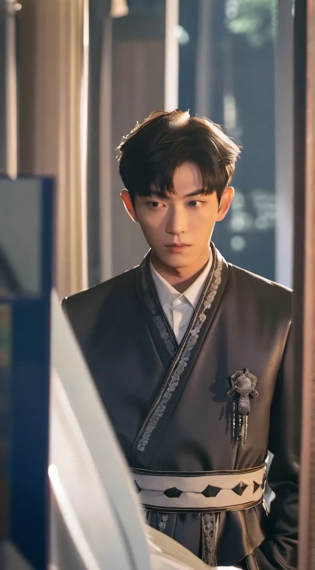 ai character: ZHE QING background