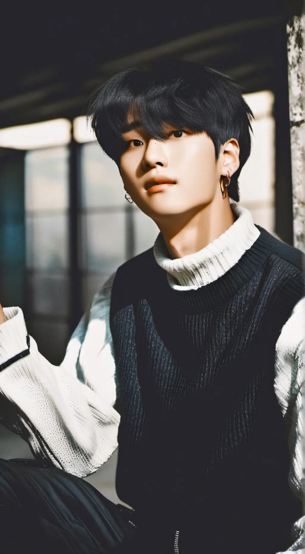 ai character: HAN jisung skz background