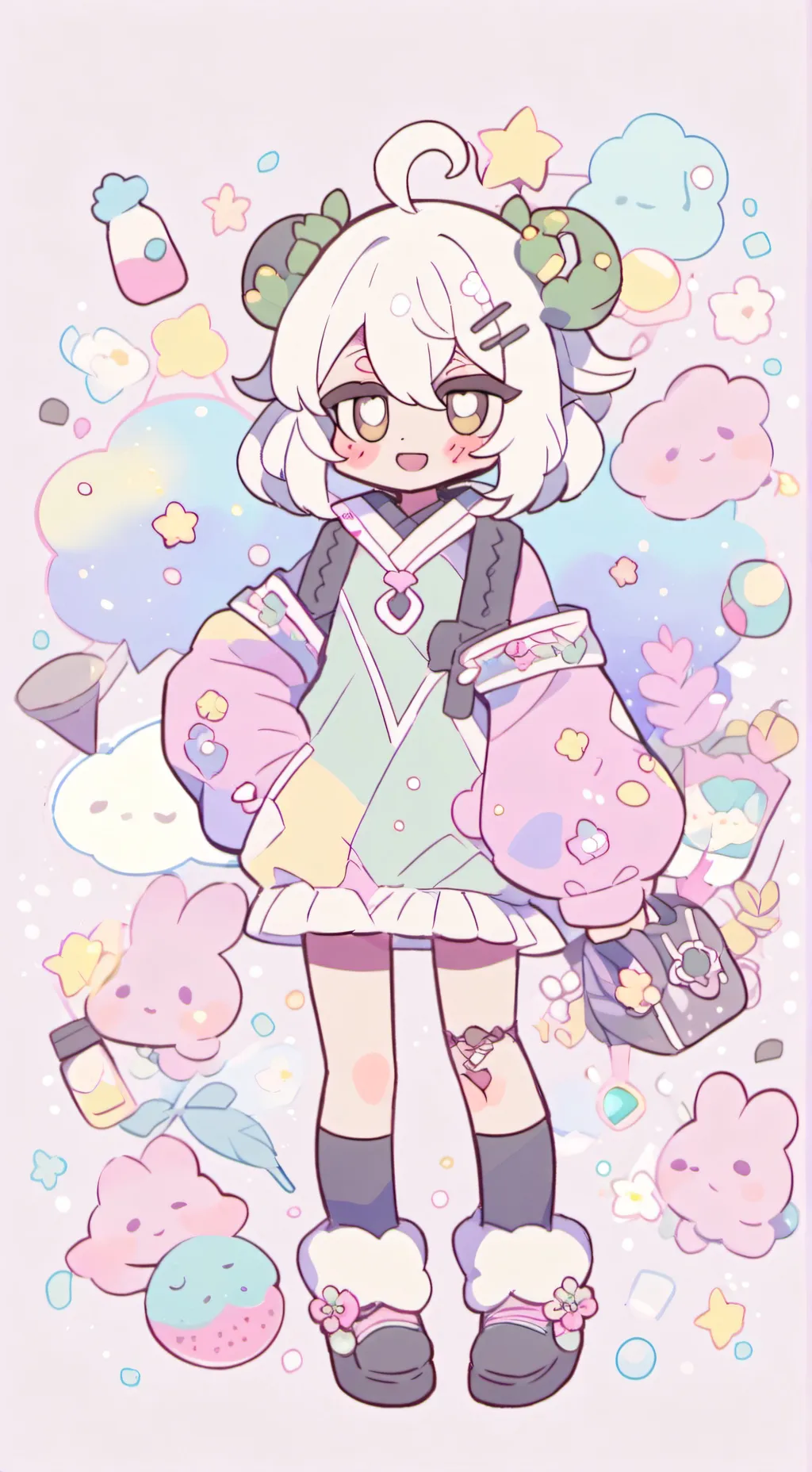 ai character: bobby bearhug background