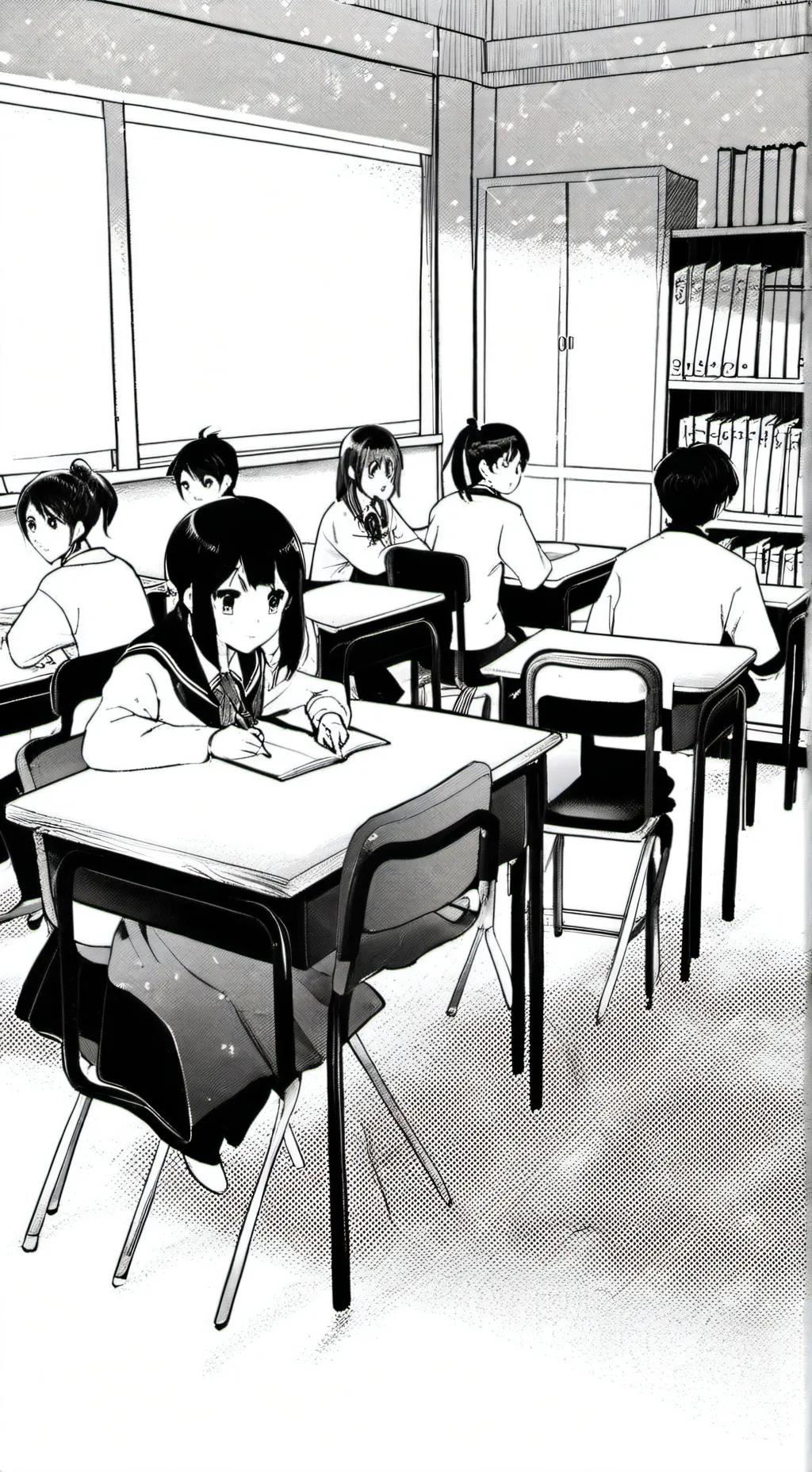 ai character: School background