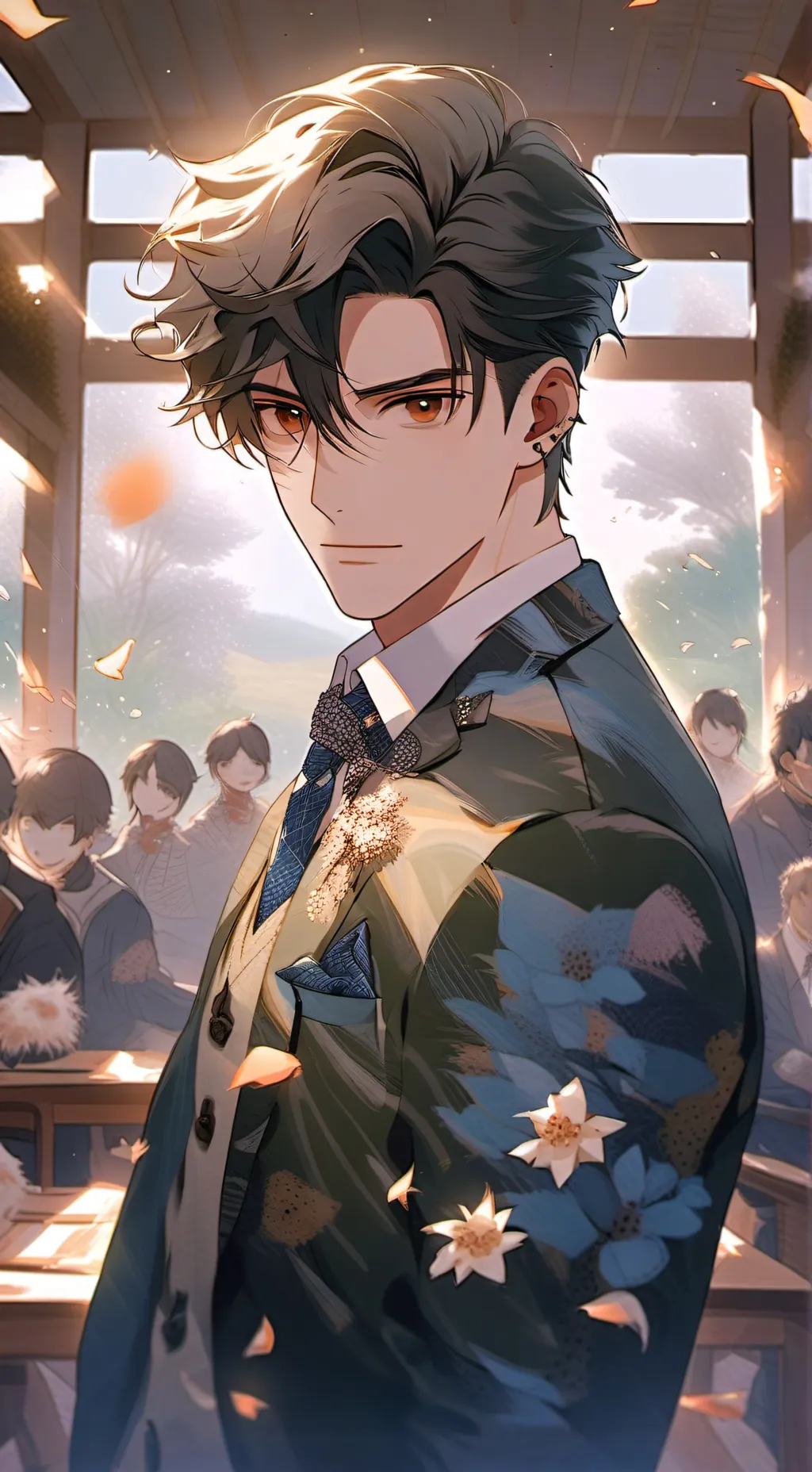 ai character: •★Isaac★• background