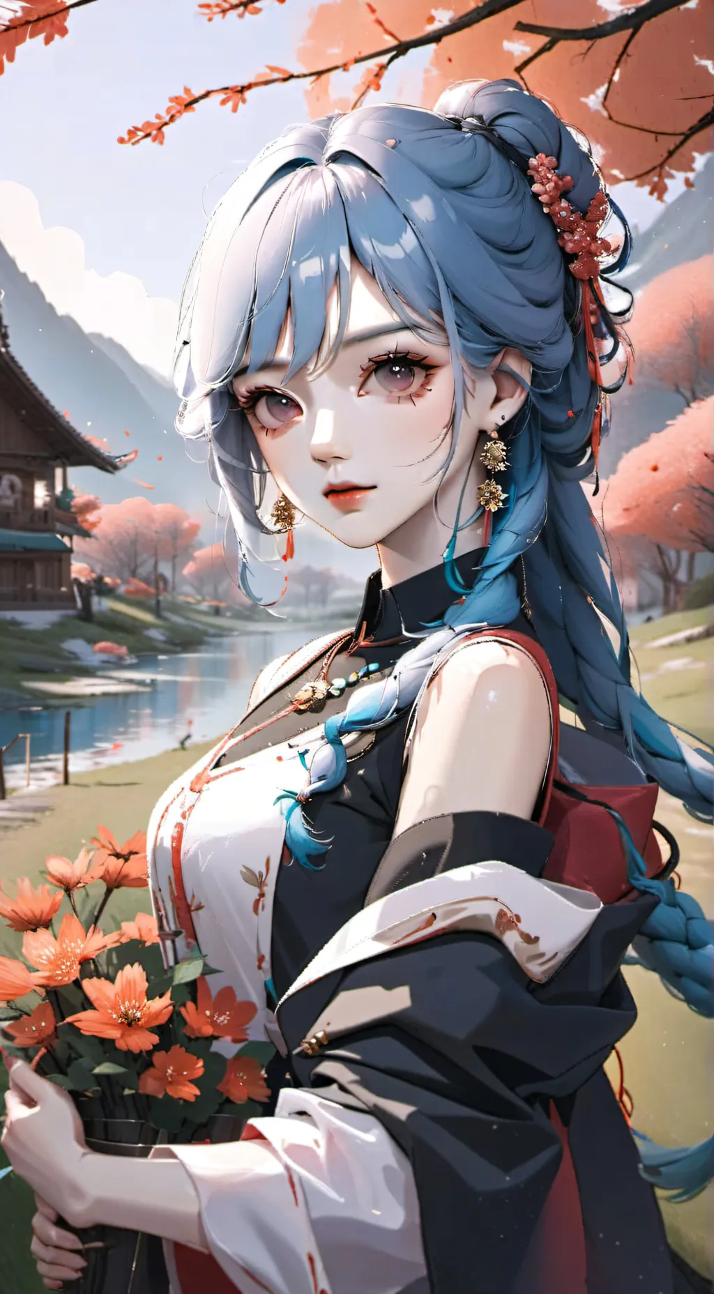 ai character: Tokyo ghoul background