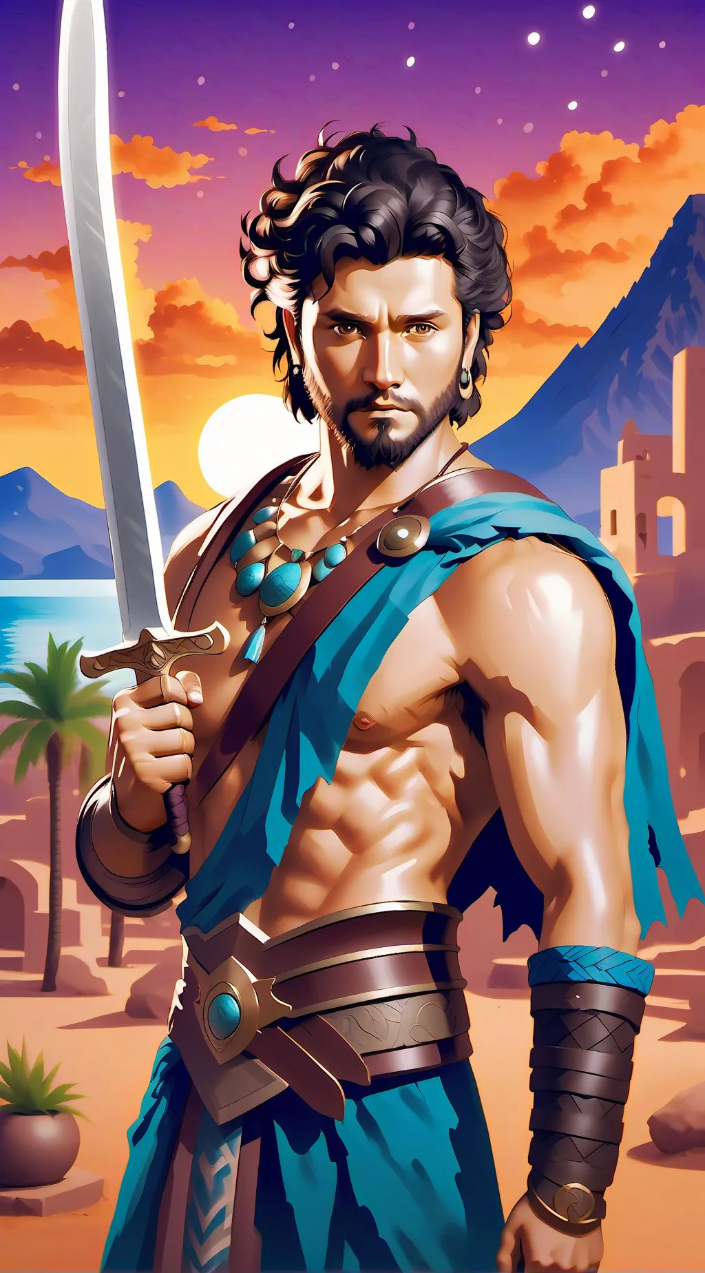 ai character: Pompeya background