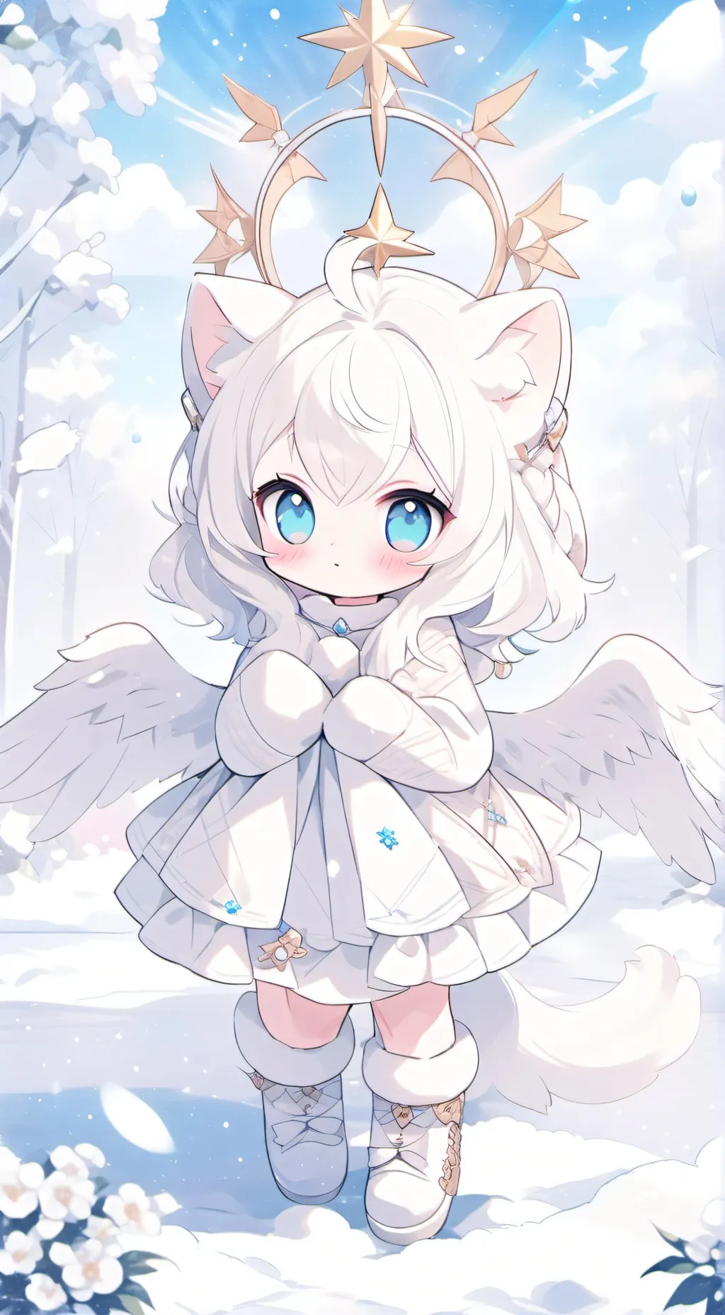 ai character: 𝕊𝕟𝕠𝕨𝕪 background