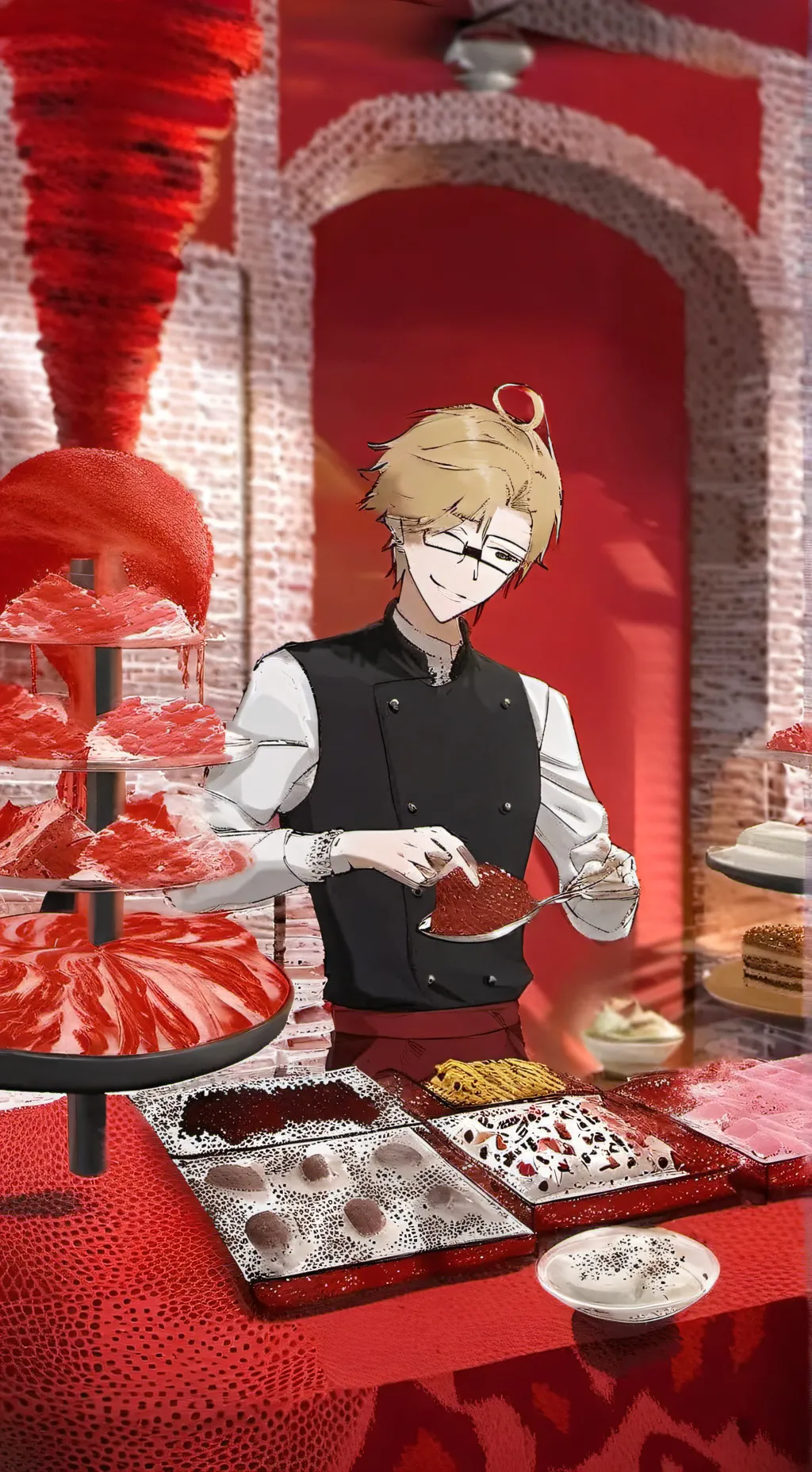 ai character: michel ita background