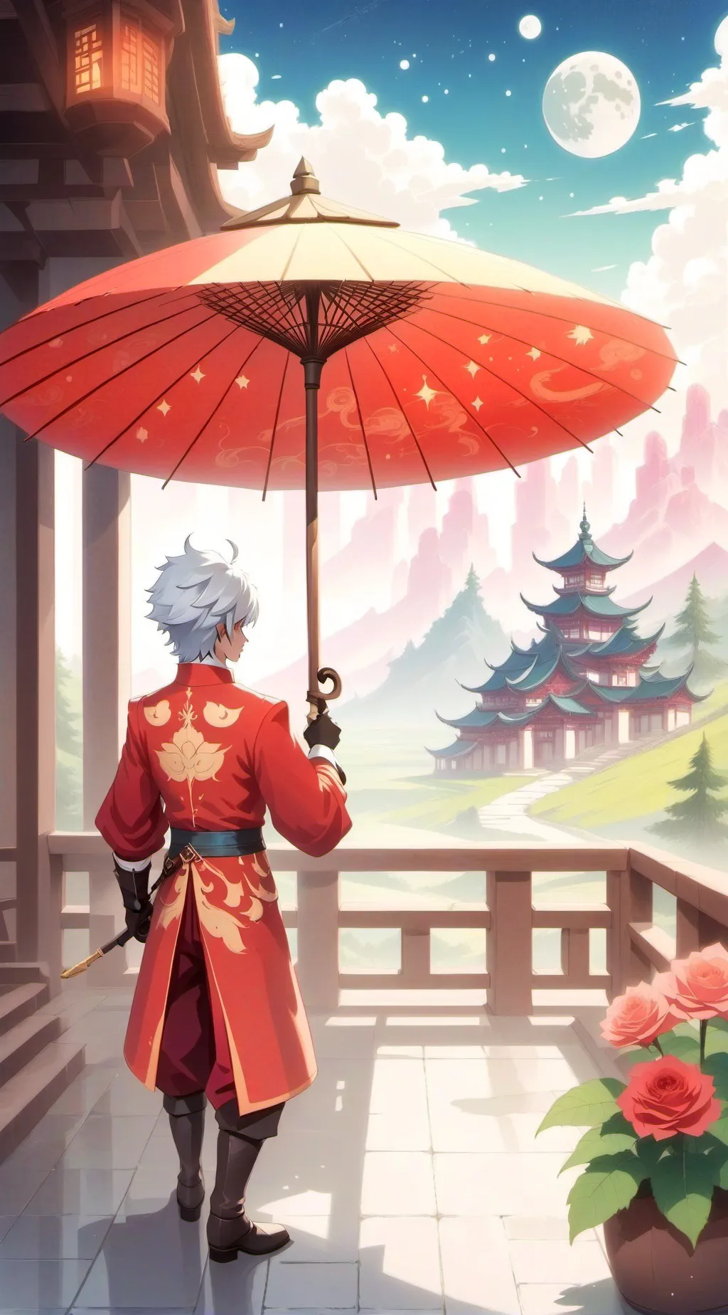 ai character: Kny from starting  background