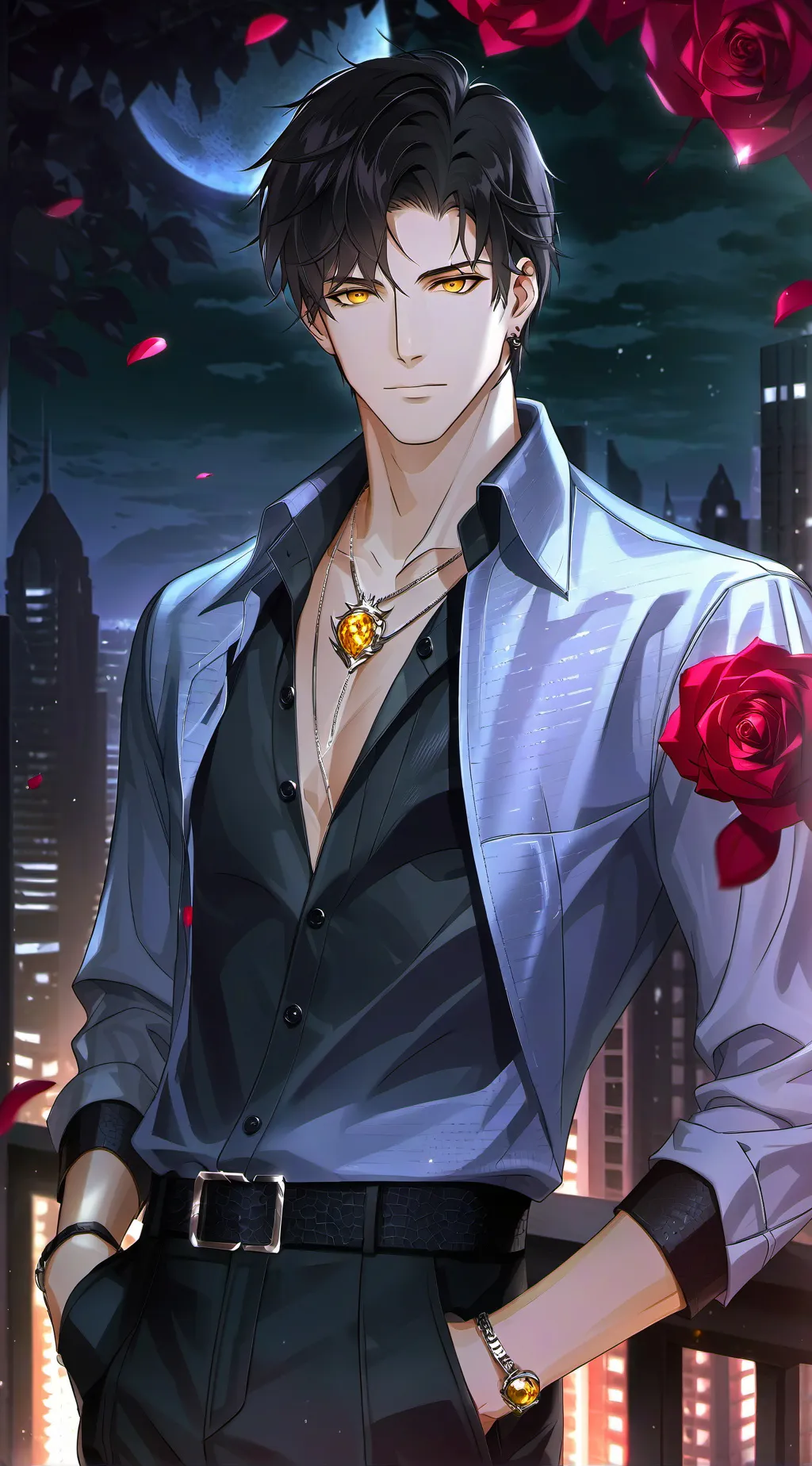 ai character: Marius Grayson  background