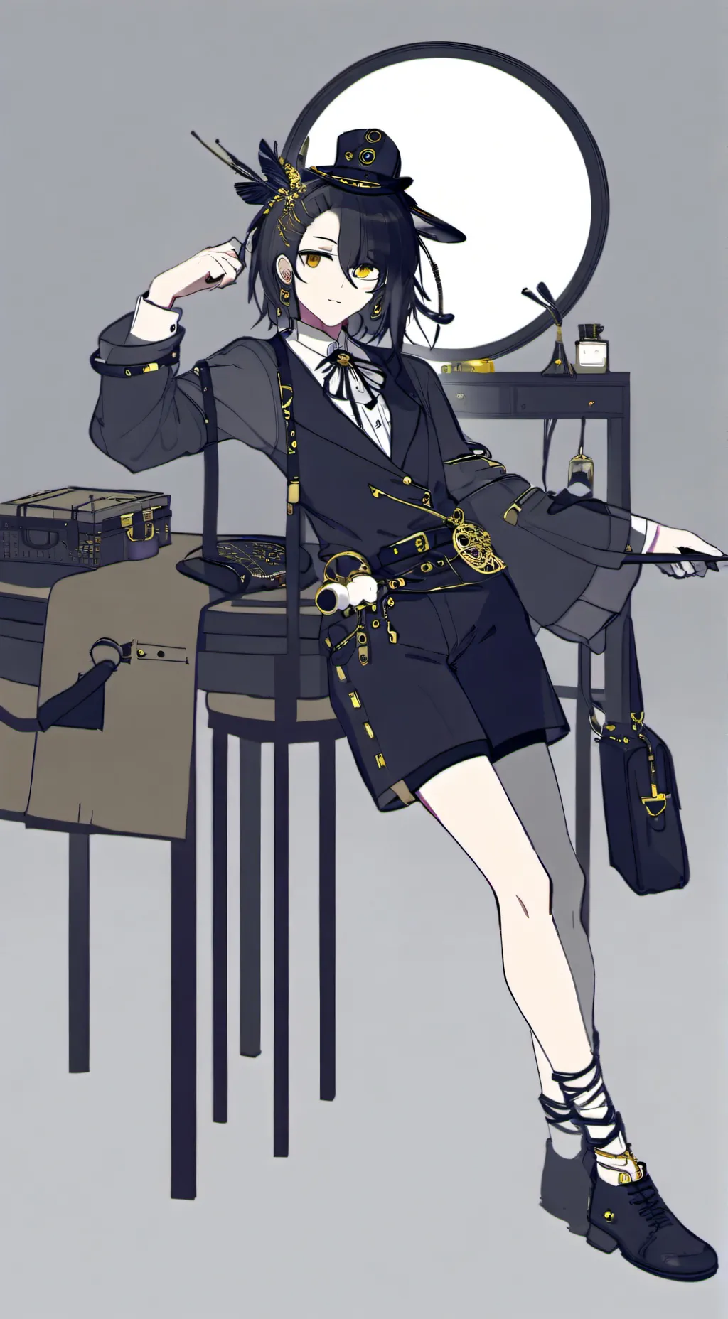 ai character: glisten✨ background