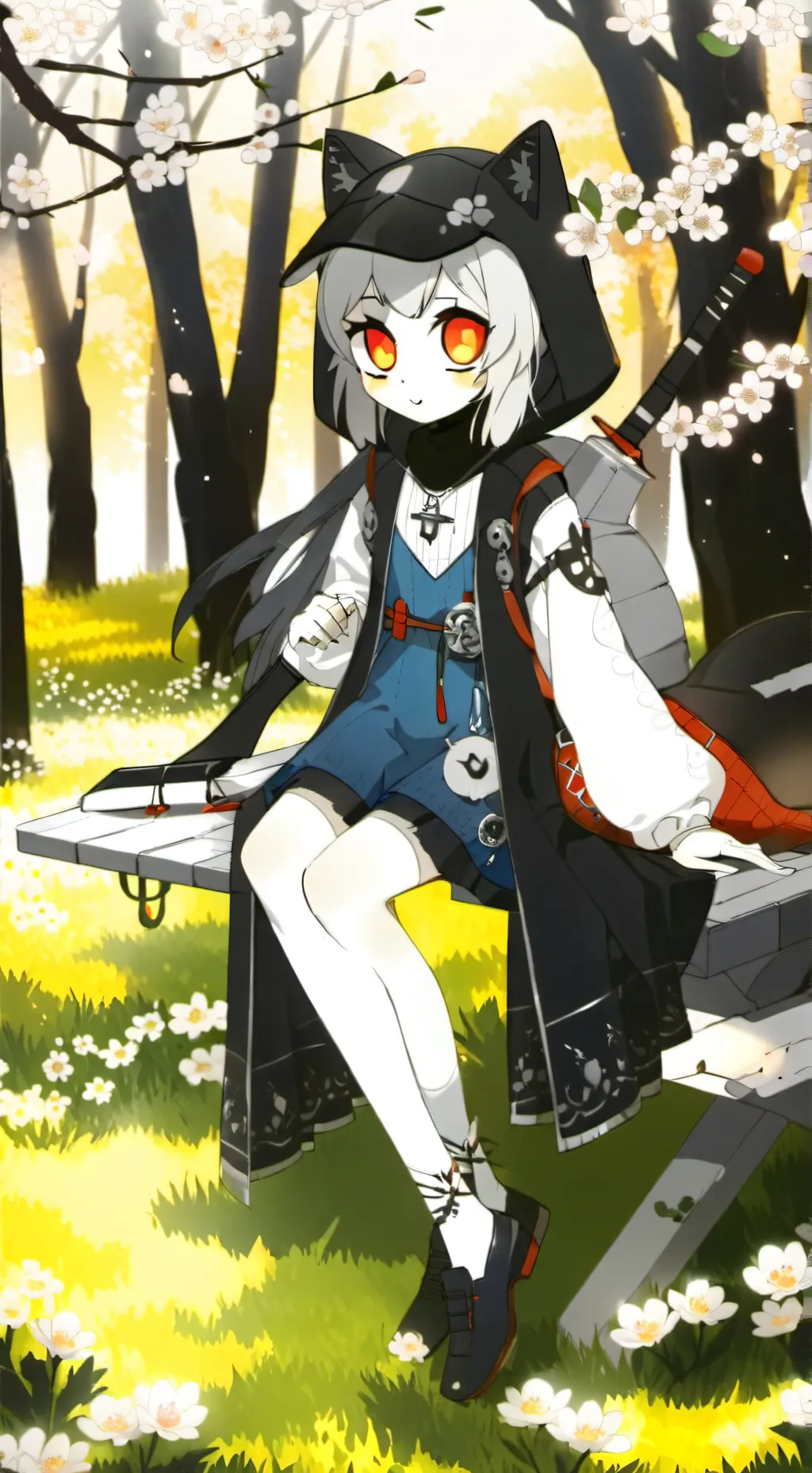 ai character: léa background