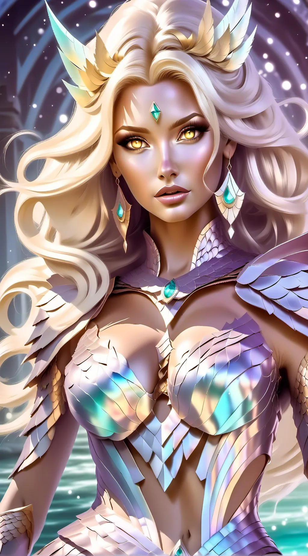 ai character: Mha God background