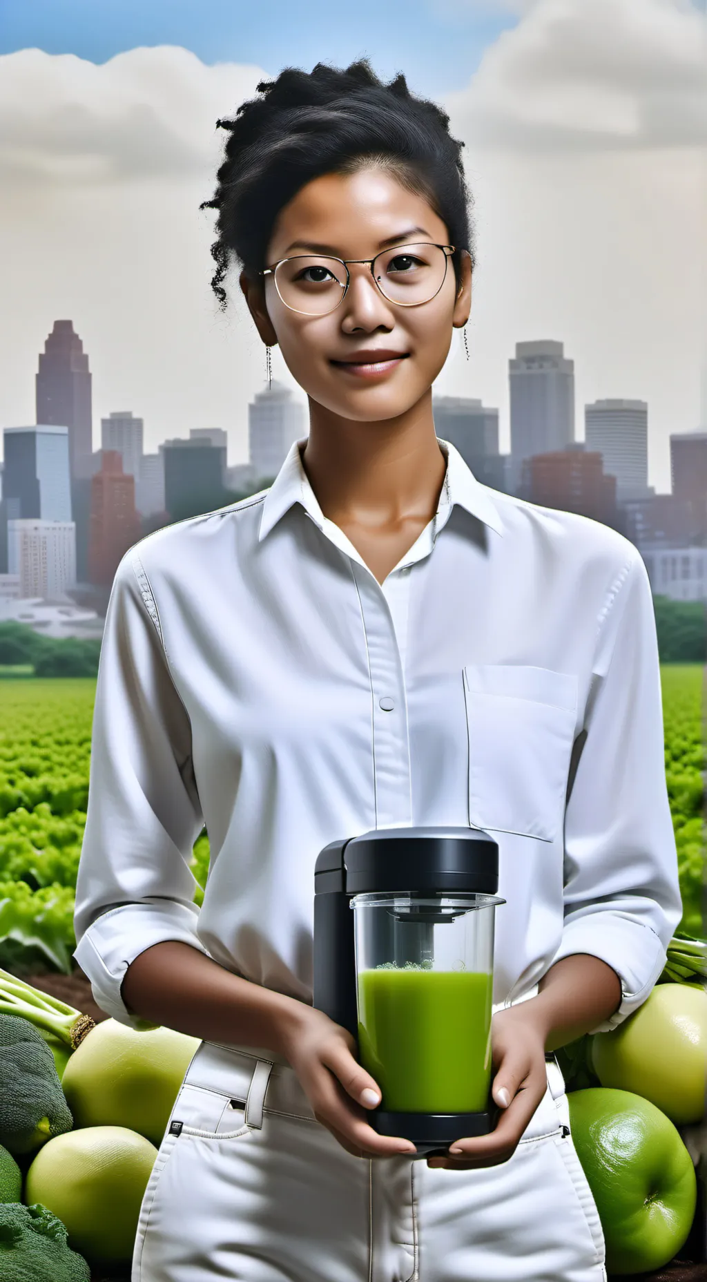 ai character: Juice Tycoon: Fres background