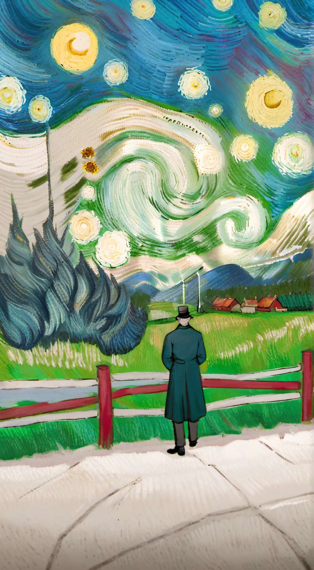 ai character: Gray is sus background