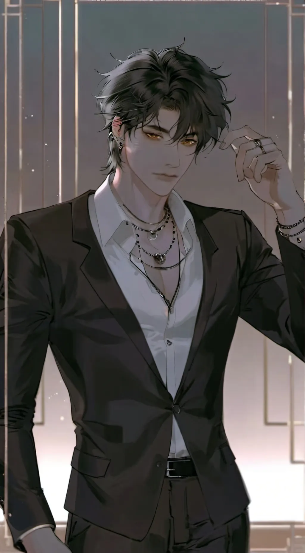 ai character: ︎✞︎Blake✞︎ background