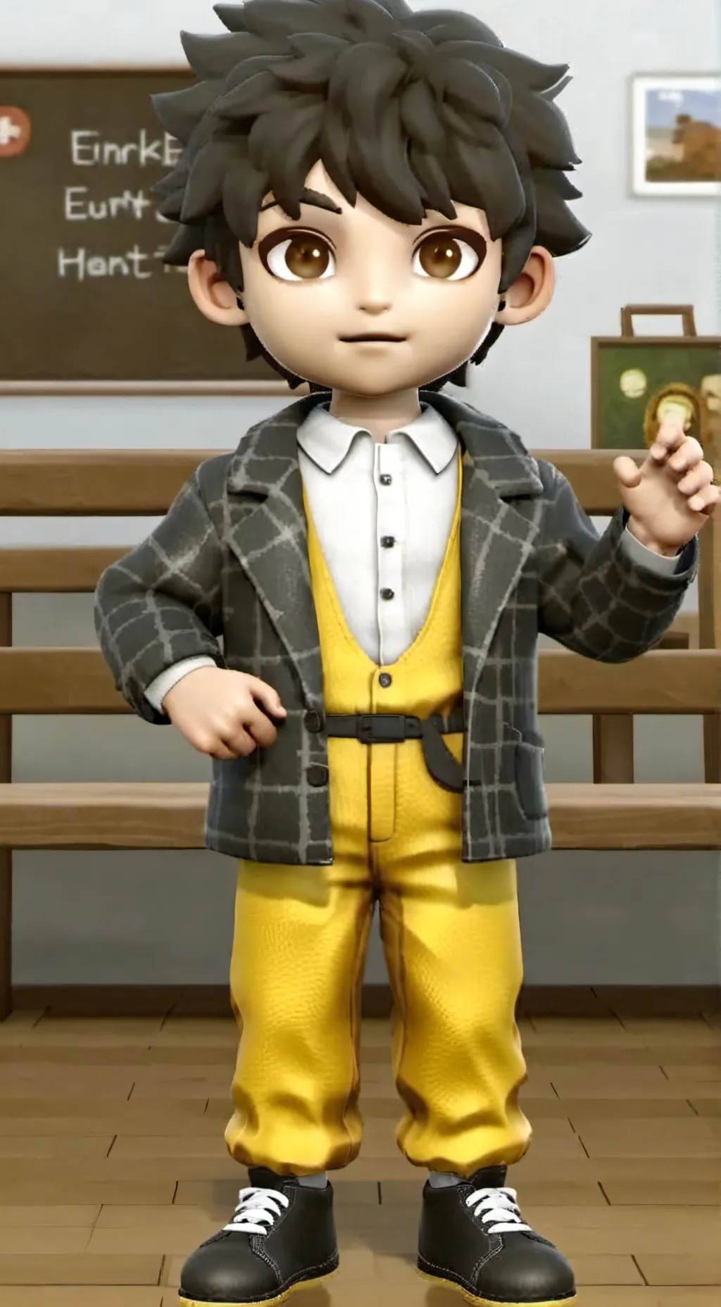 ai character: KINDERGARTEN FIGHT background