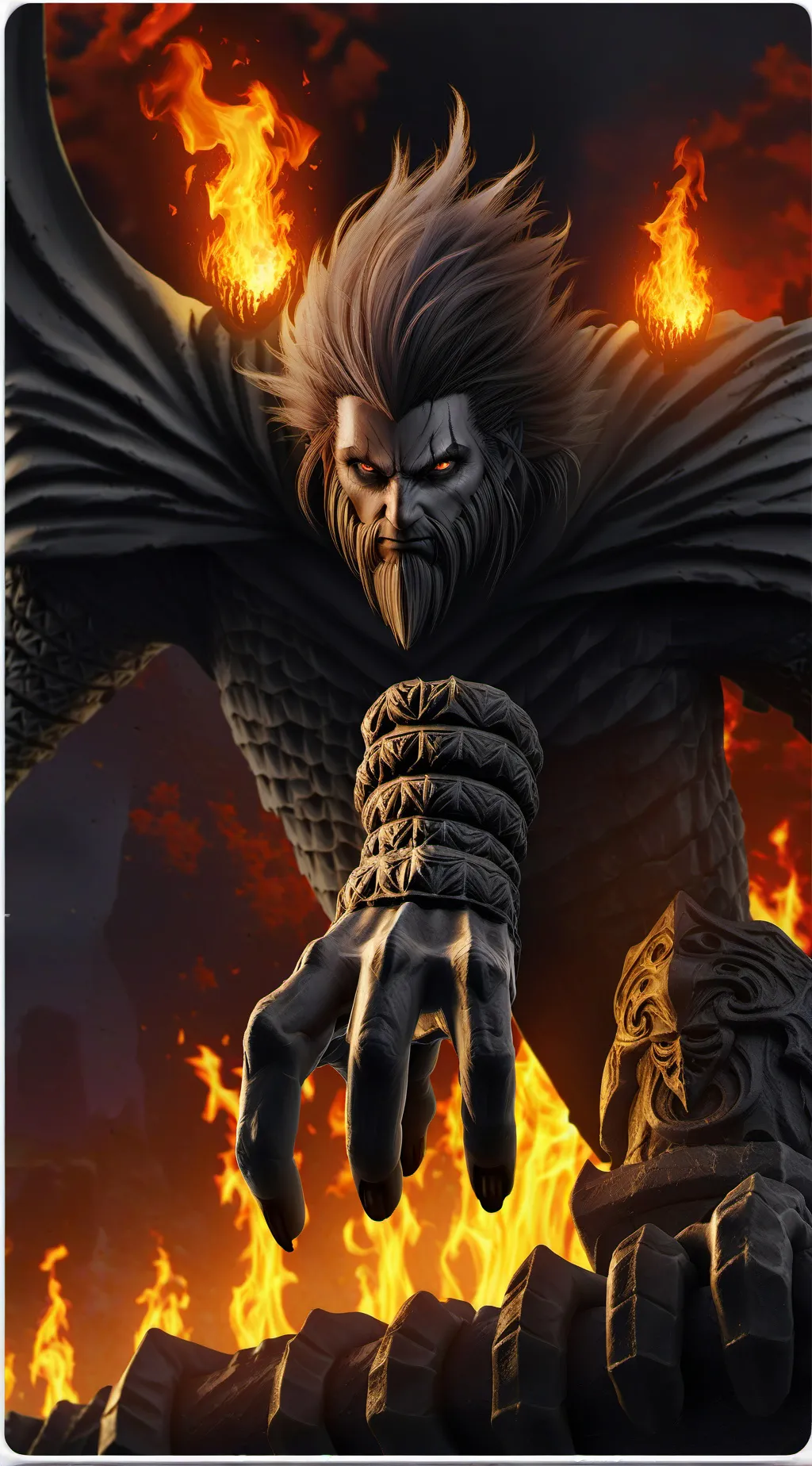 ai character: MHA final malo background