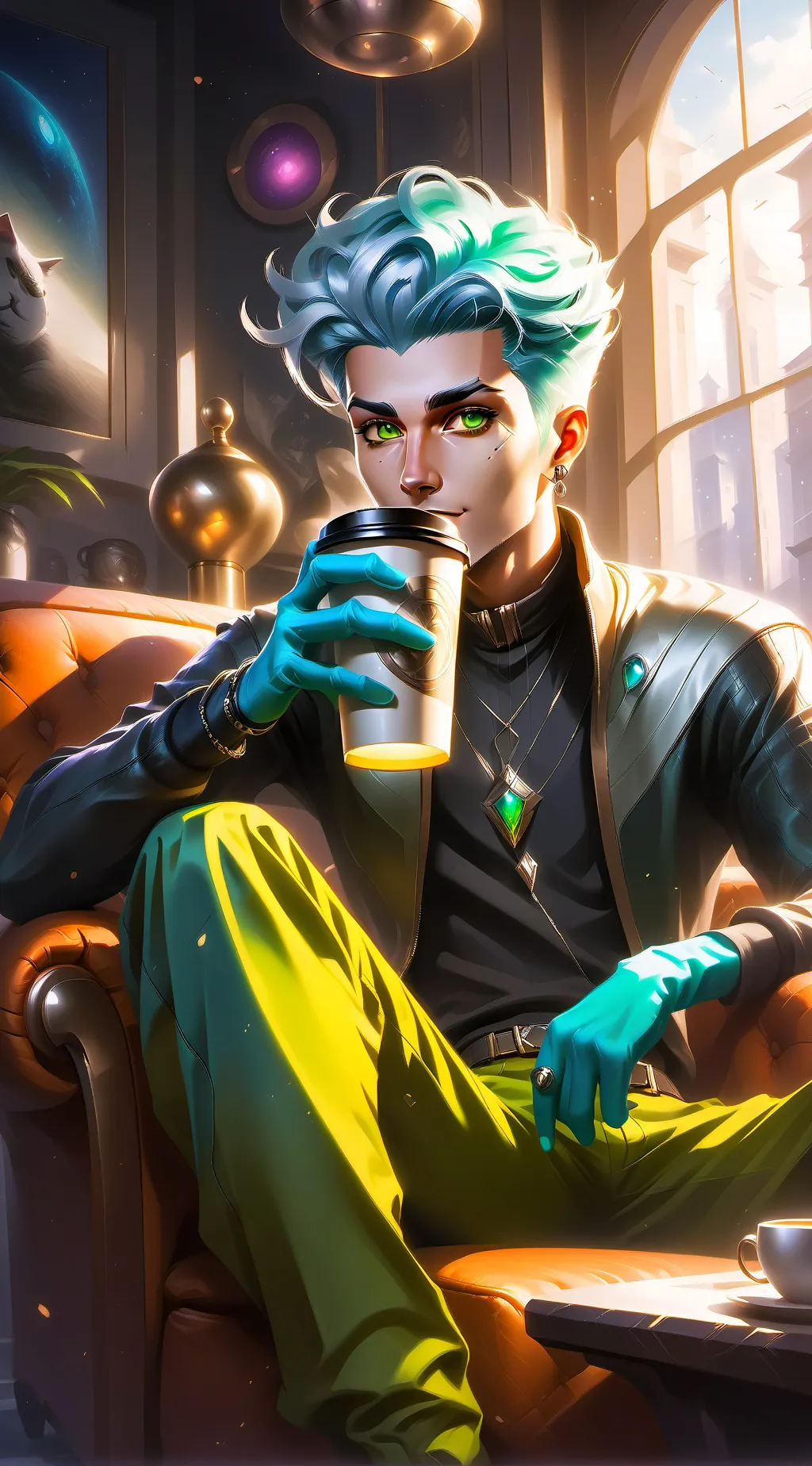 ai character: Zephyr Whiskers background