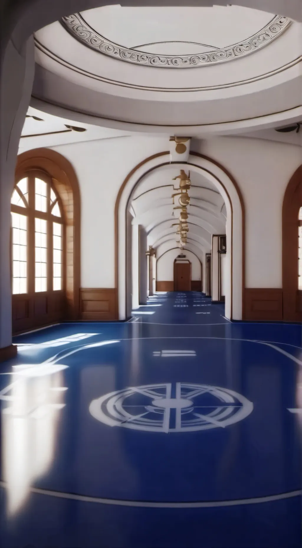 ai character: confession center background