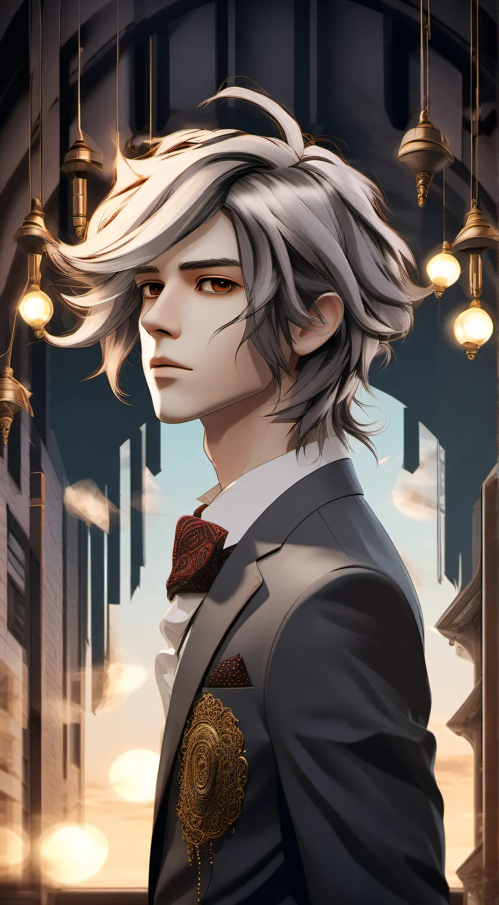 ai character: victor  background