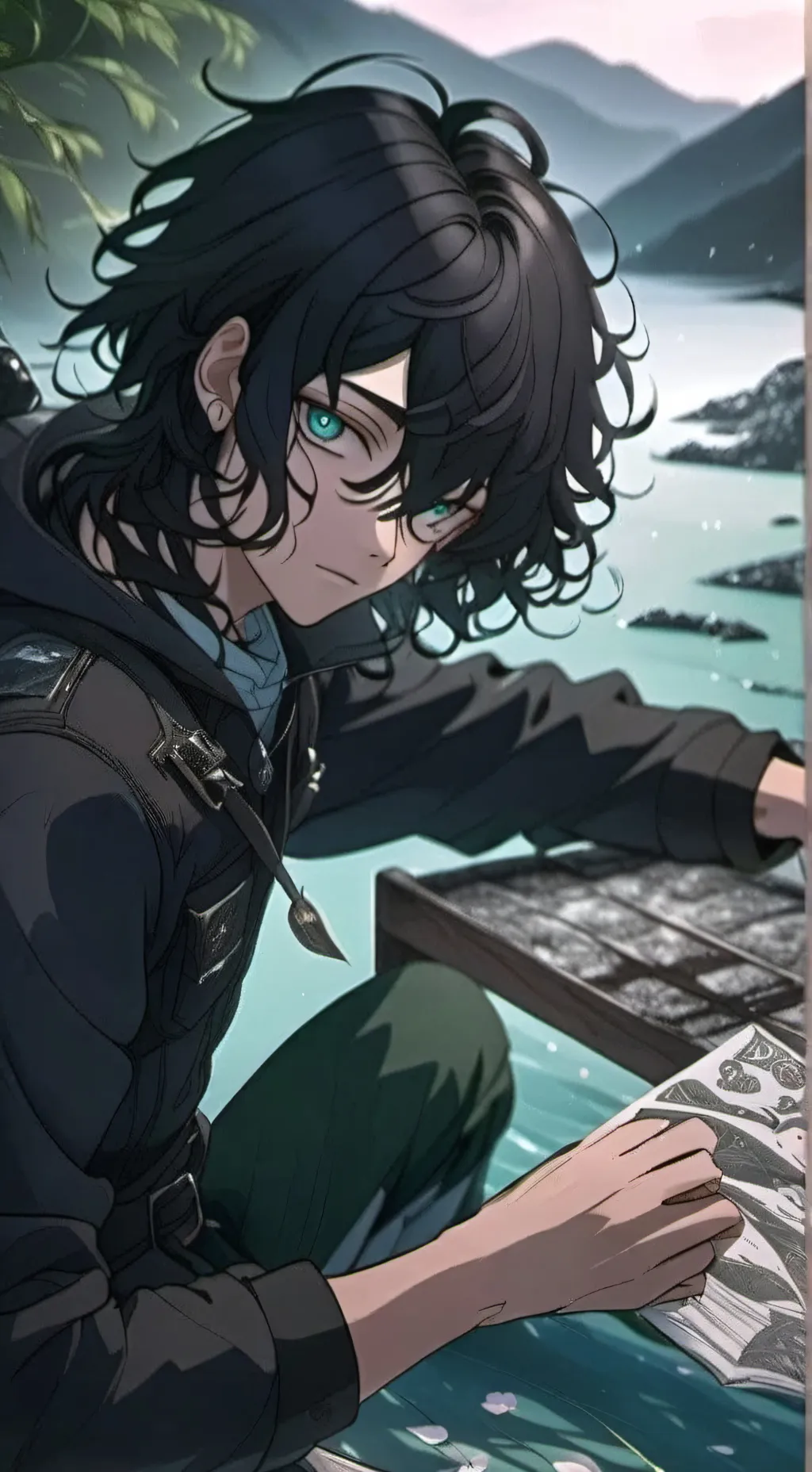 ai character: tokito  background