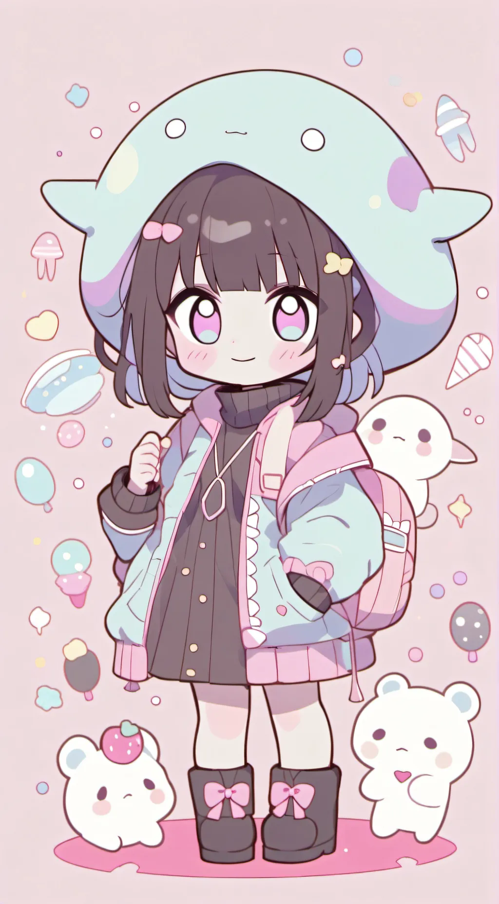 ai character: Mha pick me  background