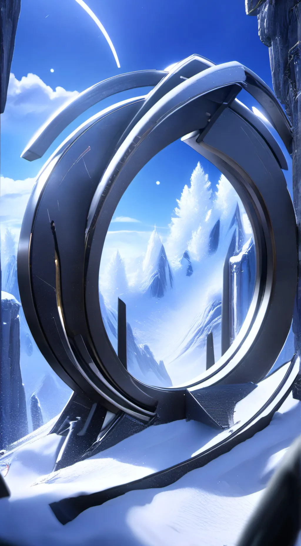 ai character: Black  background