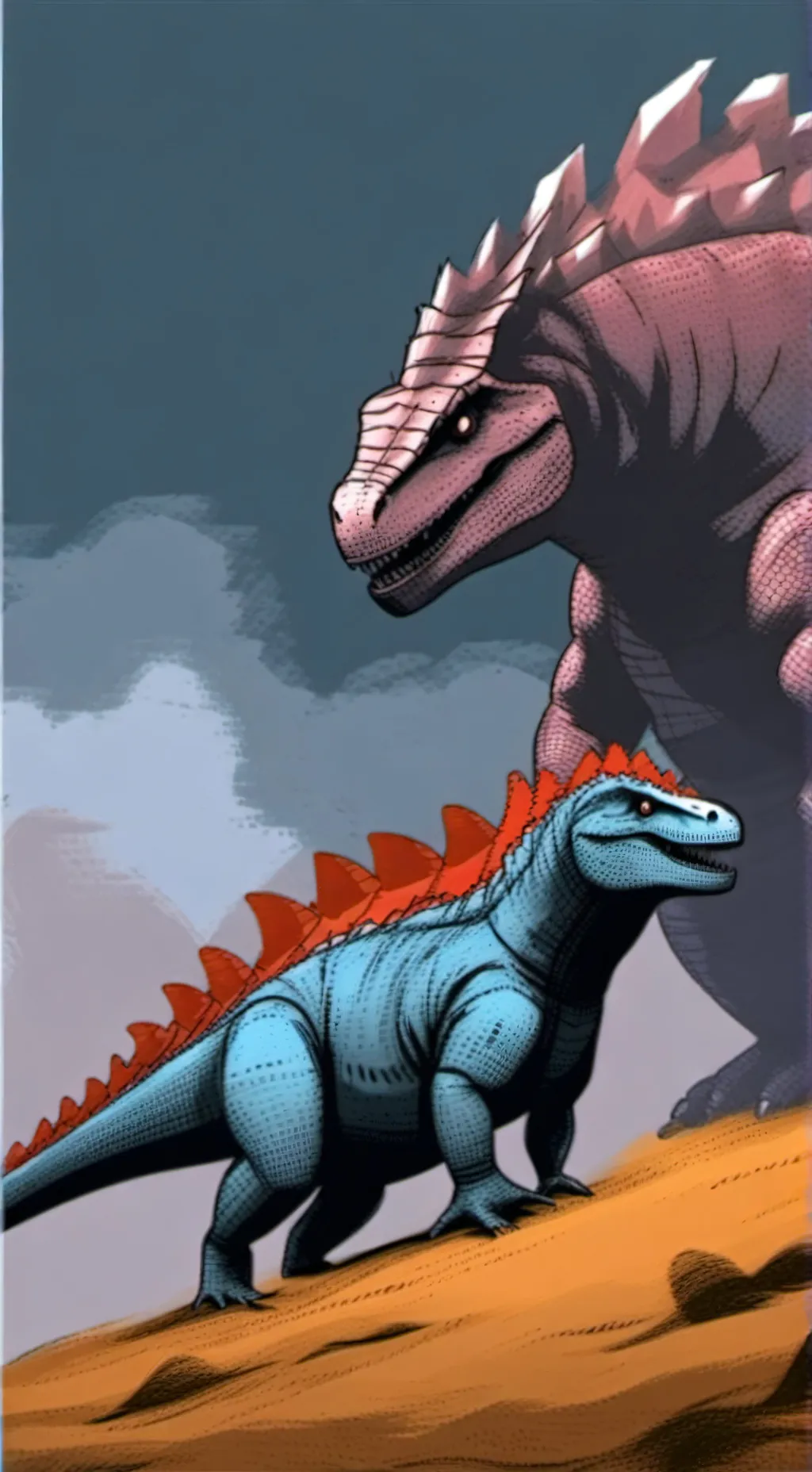 ai character: cyan x chuchin background