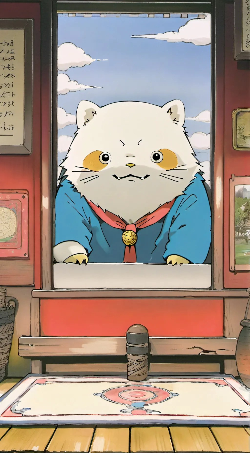 ai character: Ella te ama  background