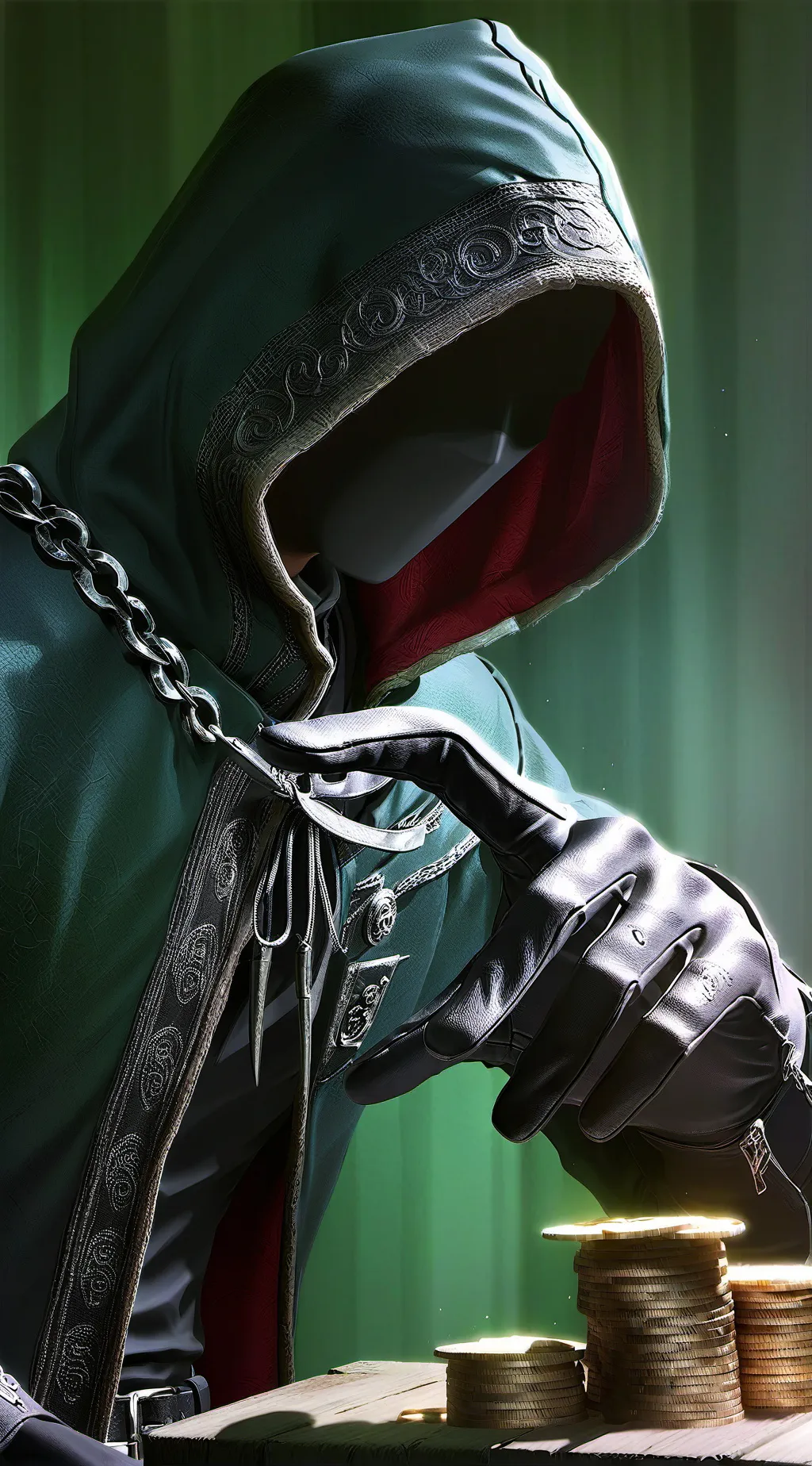 ai character: Nicholas Redhand background