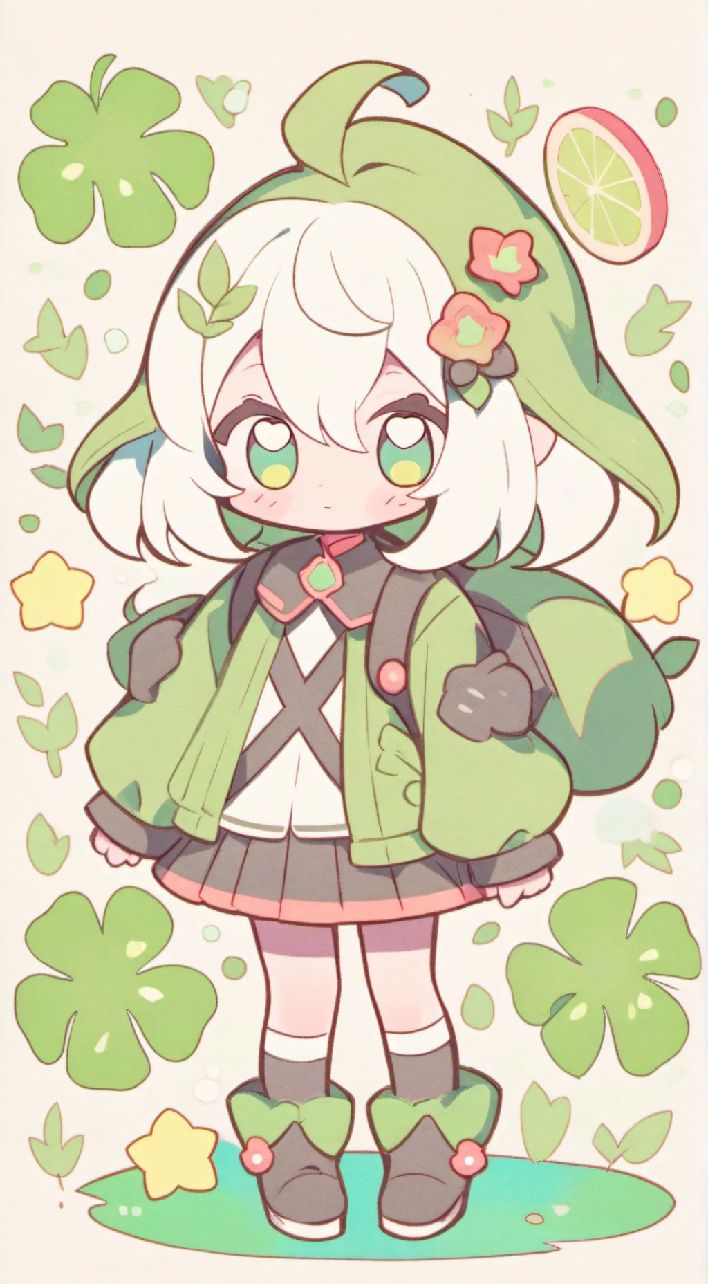 ai character: bakugo mha background