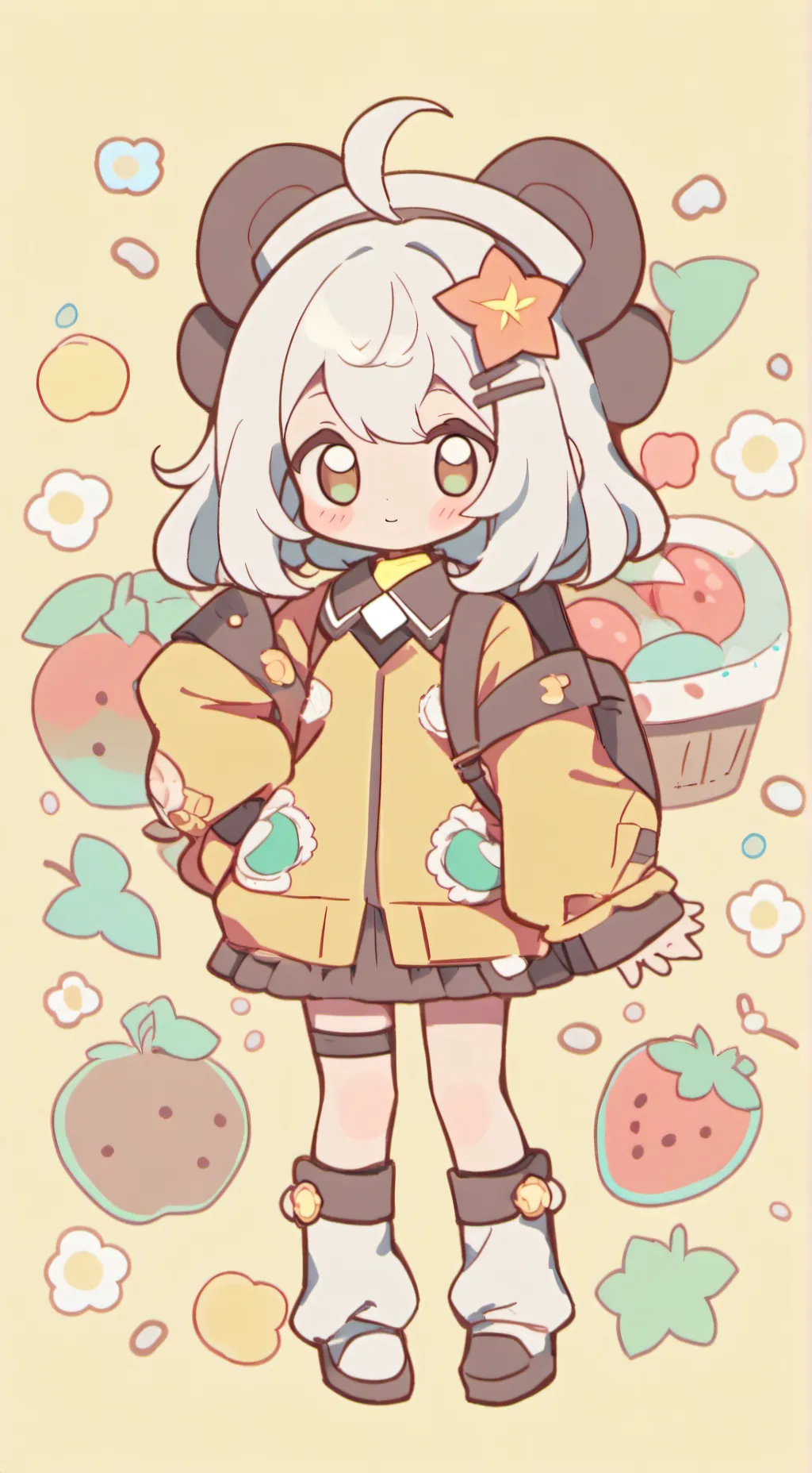 ai character: sprout  background