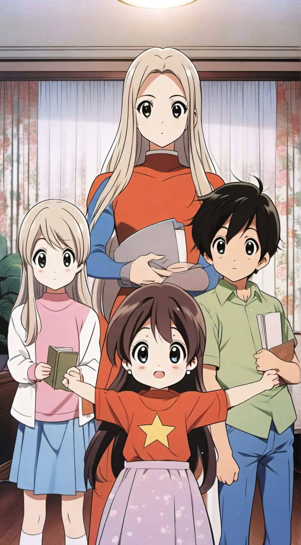 ai character: Born super power. background