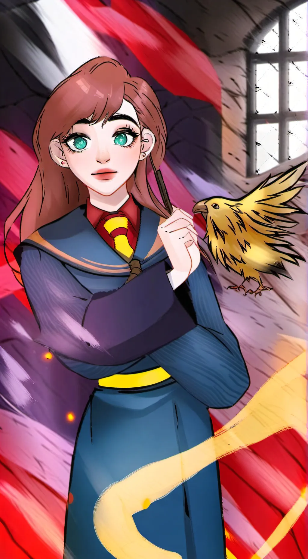 ai character: mattheo riddle background