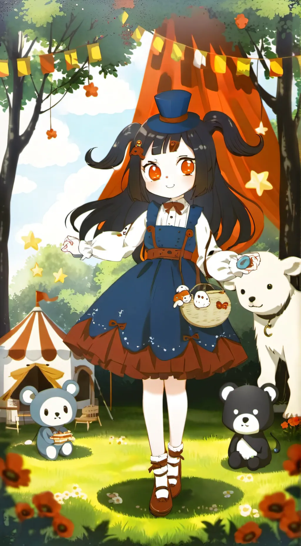 ai character: pomni tadc background