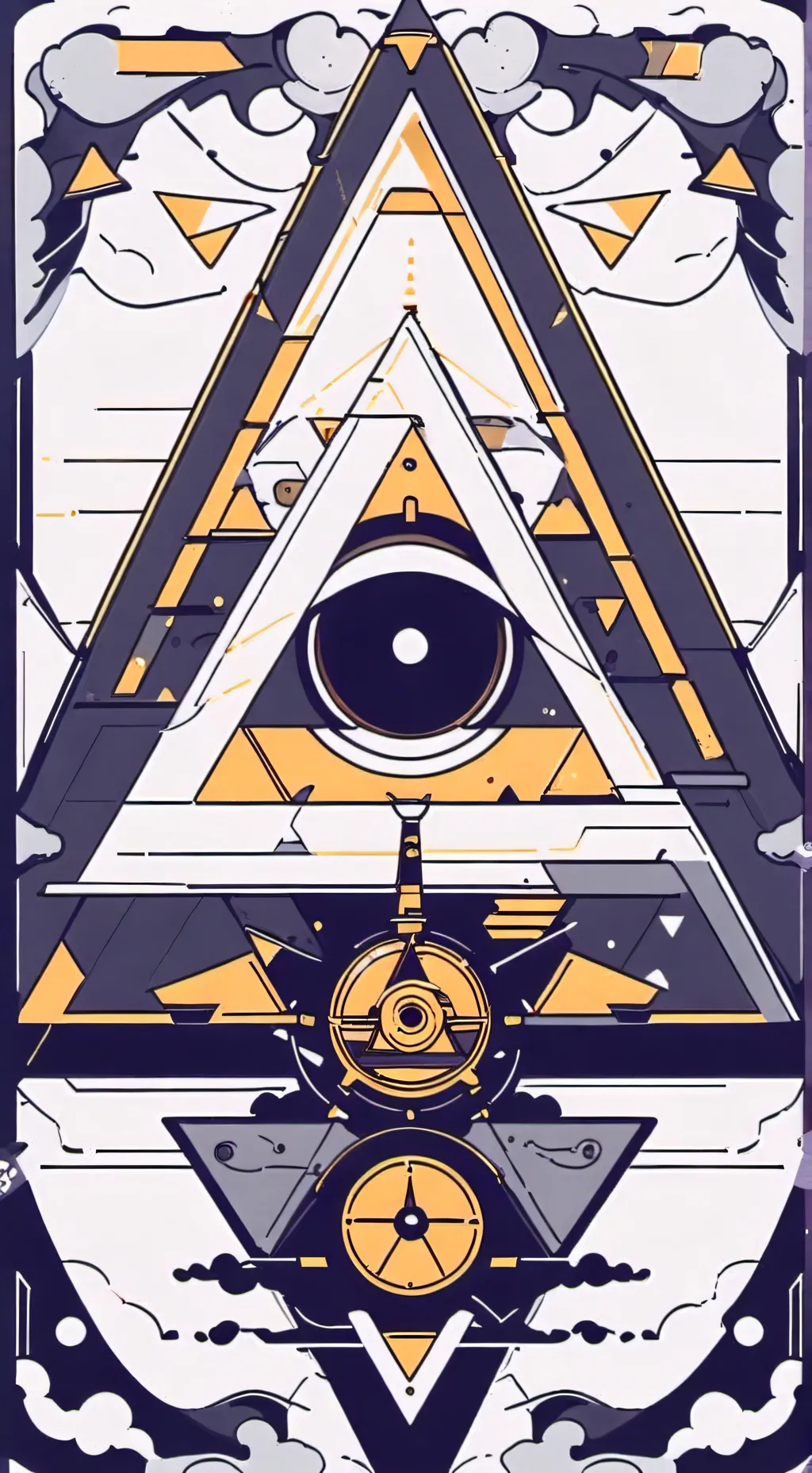 ai character: bill cipher background
