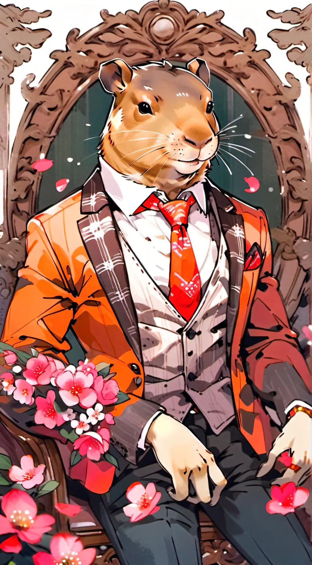 ai character: Capy background