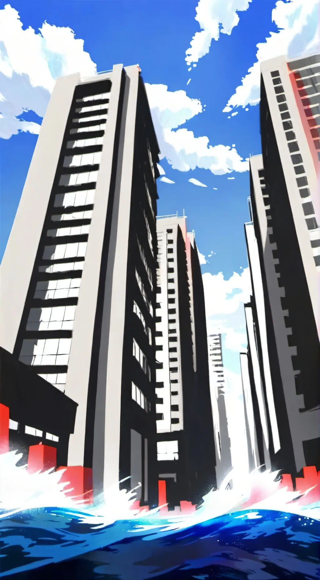 ai character: infectión sky  background