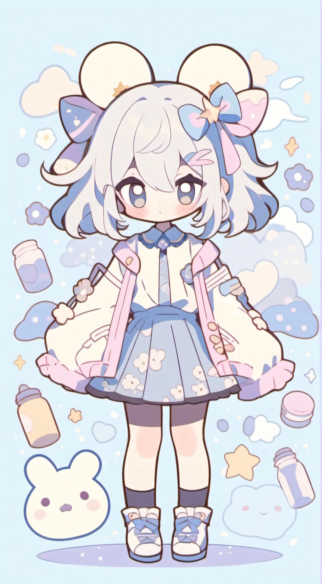 ai character: MHA el Experimento background