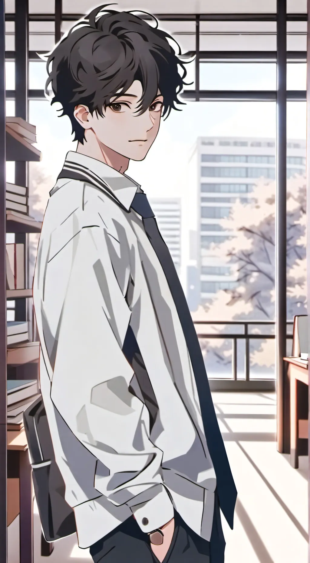 ai character: Damien￼ background