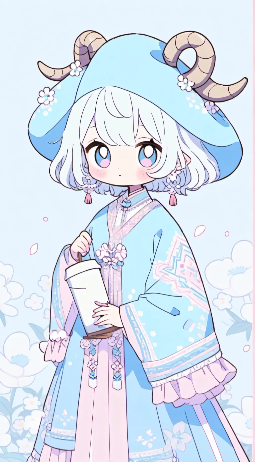 ai character: santi y andry  background