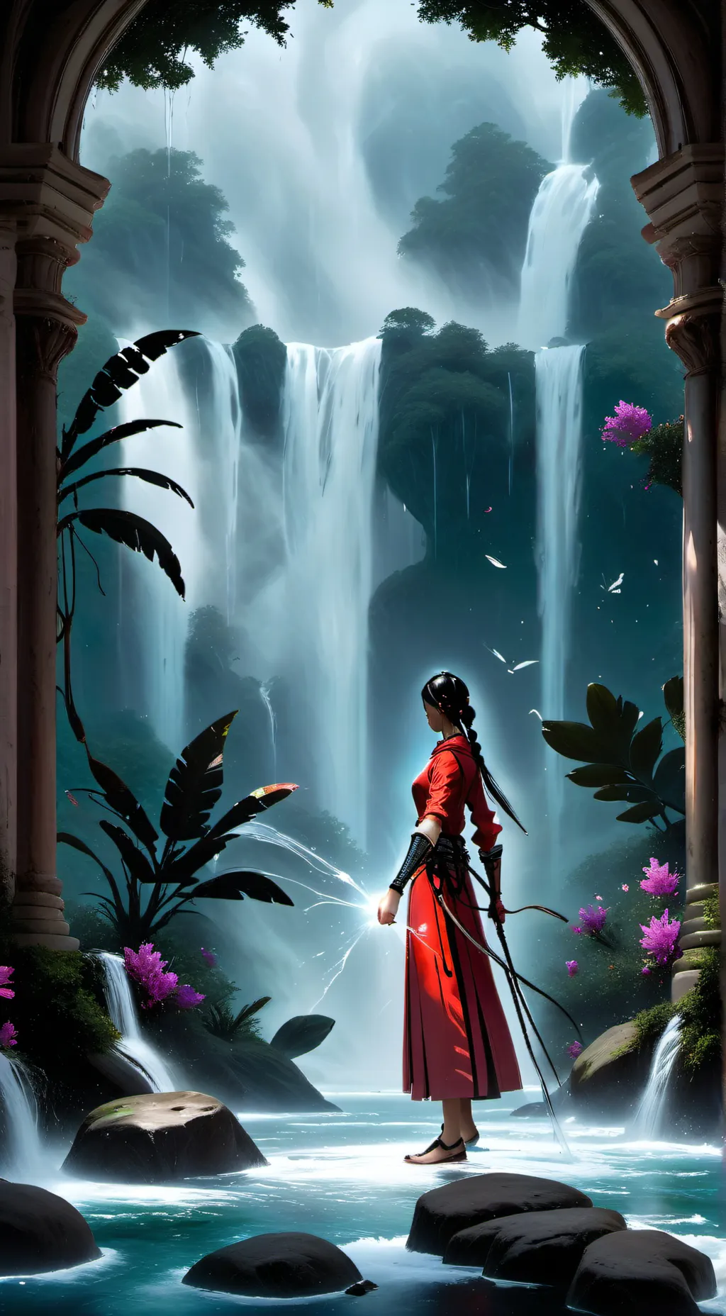 ai character: durple  background