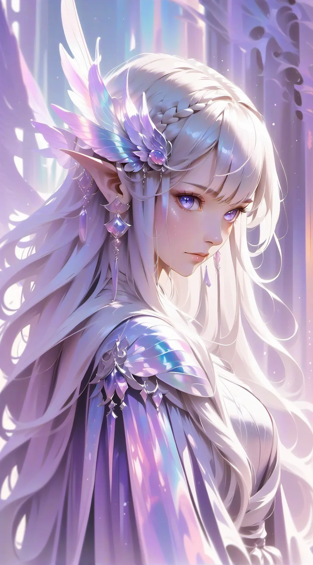 ai character: demon Slayer beach background